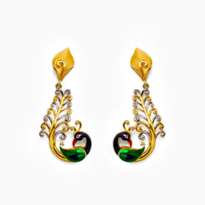 Peacock Earrings