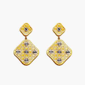 Rhodium Earrings